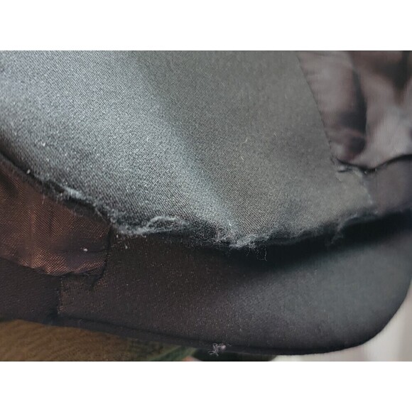 Brooks brothers shoulder pads button up blazer black size 8 - Picture 9 of 9